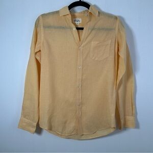 Hartford Alternative Classics 1979 100% Linen Button Down Boys Size 12